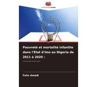 Pauvreté Et Mortalité Infantile Dans L'état D'imo Au Nigeria De 2011 À 2020 :