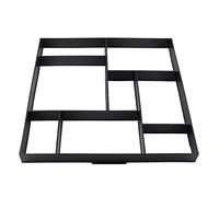 Pavage en plastique bricolage, 8 grilles, réutilisables, noirs, pour la décoration de jardin et de cour