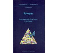 Pavages Journées mathématiques X-UPS 2001 - Yves Benoist - Ecole Polytechnique Eds - broché - Manuel