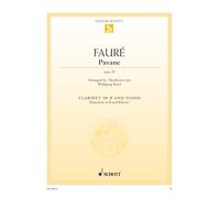 Pavane: op. 50. clarinet in Bb and piano.