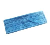 Pavares de vadrouille, tête de vadrouille, tampon de vadrouille 16x5 pouces de vadrouille plate Remplacement de la tête de corail Velvet élevé Absorbant Refill Rectangulaire Bleu réutilisable Remplac