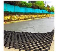 Pavé géogrille de 5,1 cm pour allées, trottoirs, jardin et abri de jardin - Stabilisateur de grille de sol découpable pour gravier, ciment, sable - 6 x 6 m (l x L)