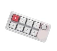 Pavé numérique 8 macros personnalisable avec touches amovibles et 12 modes d'éclairage pour l'optimisation des flux de travail, clavier numérique portable