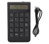 Pavé Numérique avec écran, pavé Numérique Ultra Fin avec 19 Touches, pavé Numérique Rechargeable de comptabilité Financière pour Ordinateur Portable, PC, Ordinateur Portable