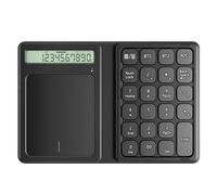 Pavé Numérique Bluetooth, Clavier Numérique Ergonomique Pliable sans Fil avec Calculatrice d'affichage et Pavé Tactile, Pavé de Calcul de Bureau 23 Touches pour Ordinateur Portable, PC, iMac, iPad