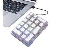 Pavé numérique - Clavier de 4,65 pouces | ABS Silicone - pavé numérique mécanique filaire plug and play pour ordinateur portable, bureau, comptabilité, programmation, saisie de données, conception gra