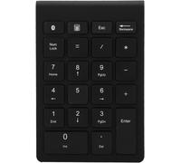 Pavé Numérique sans Fil 22 Touches, Mini Clavier sans Fil Portable 0,25 MA 3 V, avec BT 5.0, pour Ordinateur de Bureau et Ordinateur Portable (Noir)