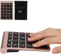 Pavé Numérique sans Fil 22 Touches, Mini Clavier sans Fil Portable 0,25 MA 3 V, avec BT 5.0, pour Ordinateur de Bureau et Ordinateur Portable (Noir)