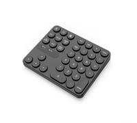Pavé numérique sans fil 35 touches ultra silencieux pour ordinateur portable et de bureau, design compact avec connexion sans fil 2,4 G, longue durée de vie, noir