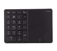 Pavé Numérique sans Fil avec pavé Tactile, pavé Numérique Bluetooth pour Ordinateur Portable, Clavier Numérique sans Fil 22 Touches BT Double Mode, 2,4 G 2 en 1 Clavier Numérique (Le Noir)