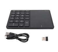 Pavé Numérique sans Fil, Clavier Numérique coudé à 7,5 Degrés, Port de Type C, Matériau ABS avec pavé Tactile 10 M sans Fil pour Ordinateur (Black)