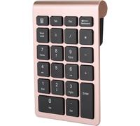 Pavé Numérique Sans Fil, Mini Clavier Numérique 22 Touches, Clavier Numérique De Comptabilité Financière, Pour, Ordinateur Portable Mac Os, Ordinateur De Bureau (Or Rose)
