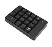 Pavé Numérique sans Fil, pavé Numérique USB à Faible Bruit pour Le Travail sur Feuilles de Calcul, à 18 Touches pour Un Usage Domestique, Plug and Play (Black)