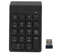 Pavé numérique sans fil pour ordinateur de bureau, clavier numérique semi-mécanique silencieux à 18 touches, haute précision, alimenté par