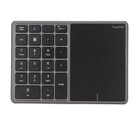 Pavé Numérique Tactile, 2,4 G sans Fil 5.0 Double Mode, pour iOS Android OS X, 22 Touches pavé Numérique de Type C, pour la comptabilité Financière (Gris)