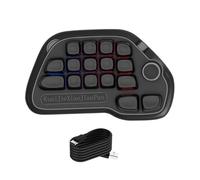 Pavé numérique USB à 17 touches programmables avec rétroéclairage RVB et touches PBT pour ordinateur portable et PC