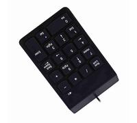Pavé Numérique USB Mini pavé Numérique 18 Touches pour Ordinateur Portable PC de Bureau Pro Résistant aux éclaboussures Anti-poussière pour Ceux Qui Travaillent sur des Feuilles de Calcul et