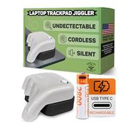 Pavé tactile rechargeable - Port de charge USB C - Indétectable - Sans fil - Ne fonctionne pas sur DeII - Garde le pavé tactile actif, ordinateur portable éveillé - Déménageur de souris mécanique -