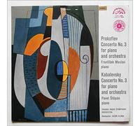 Pavel Stepan, Frantisek Maxián, Prague Radio Symphony Orchestra, Alois Klima - Sergei Prokofiev: Concerto No. 3 in D Major, Dmitry Kabalevsky: Concerto No. 3 in C Major [LP]