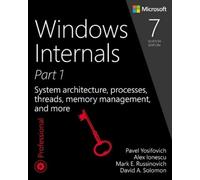 Windows Internals: System architecture, processes, threads, memory management, and more, Part 1