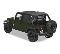 Pavement Ends Bestop 41526-35 Casquette de Soleil pour Wrangler JK 2007-2018 Motif Diamant Noir