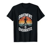 Pavement est surestimé Runner Sunset Running T-Shirt
