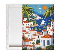 Pavemlo Peinture Par Numero Adulte Avec Cadre Paysage Urbain - 20x30cm Paint By Numbers, Kit Artistique Facile Pour Débutants Parfait Pour La Décoration Intérieure Et Les Cadeaux Créatifs