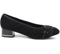 Pavers Pavers Black Chrome Wide Fit Slip-On Court Shoes Black Chrome EU 40 (UK 7)