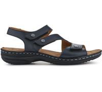 Pavers Pavers Blue Touch Fastening Cushioned Leather Sandals