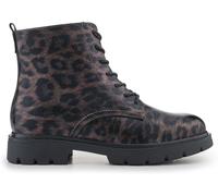 Pavers Pavers Brown Lace-Up Block-Heeled Boots