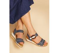 Pavers Pavers Comfortable Wedge Heel Sandals Blue 7 EU 40
