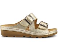 Pavers Pavers Gold Pavers Adjustable Black Mule Sandals
