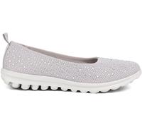 Pavers Pavers Light Grey Standard Fit Lightweight Slip On Pumps Light Grey EU 41 (UK 8)