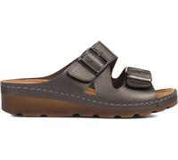 Pavers Pavers Natural Pavers Adjustable Black Mule Sandals