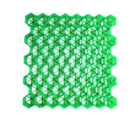 Pavés de Trottoir extérieurs, fondations de cabanons, pavés perméables, for renforcement de pentes, allées et patios, 4 grilles = 1 m² (Vert)(5cm-16 Pieces)