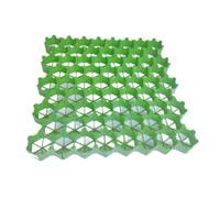 Pavés de Trottoir extérieurs, grilles de stabilisation de Gravier, for Le renforcement du Sol des chemins, des Bases de hangars et des allées for véhicules légers(Style 2,5cm-4 Pieces)