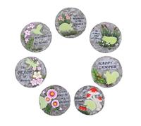 Pavés décoratifs for patio extérieur toutes saisons, pierre décorative multicolore for aménagement paysager for cour/chemin(1 PACK)