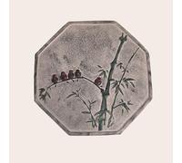 Pavés en résine à motifs floraux for parterres de fleurs, allées, étangs, décorations d'aménagement paysager intérieur et extérieur(Bamboo,3PCS)