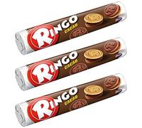 PAVESI 3 x Ringo Cacao & Vanilla Flavour Biscuits Cookies 165 g