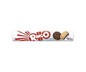 Pavesi: Lot de 4 portions de biscuits à la vanille « Ringo » avec 18 biscuits - 165 g