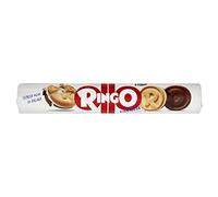 Italian Gourmet Biscuits Ringo Assortiment 12x 165g - Cookies Sandwich Cacao, Vanille & Noisette en Rouleaux Individuels, Goûter Italien, Biscuits à Tremper Café Thé Lait + Italian Gourmet Polpa