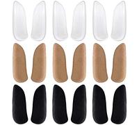 Pavewood Lot de 3 semelles intérieures latérales en silicone pour supination et pronation - Inserts adhésifs en gel pour jambes arquées