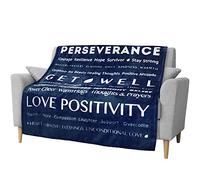 PAVILIA Couverture de guérison, Cadeau « Get Well Soon » pour Homme et Femme | Cadeau inspirant et Chaleureux, jeté en Polaire Douce avec énergie Positive, Confort, Amour pour la récupération (127 x