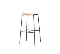 &Tradition Tabouret de bar Pavilion AV38 79 cm Black-lacquered oak
