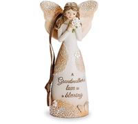 Pavilion Gift company 19111 Grand-mère Figurine Ange avec Ruban pour Suspendre, 4-1/5,1 cm