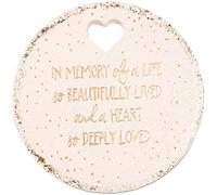 Pavilion Gift company 22213 Pierre de Jardin Ronde résistante aux intempéries Beige 25,4 cm