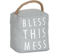 Pavilion Gift company 72194 Bless This Mess Butée de Porte, 12,7 x 15,2 cm
