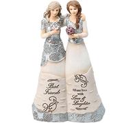Pavilion Gift Company Best Friends Fill Our Lives with Love & Laughter, résine, Beige, 15,2 cm