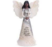 Pavilion Gift Company Pavillon - avec Dieu - 16,5 cm EBN Ange avec Croix