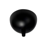 Pavillon cache-fils métal rond noir diam.100mm, serre câble inclus, garantie 5 ans - Tibelec